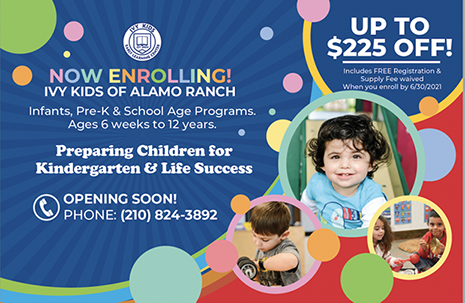 Ivy Kids of Alamo Ranch ad