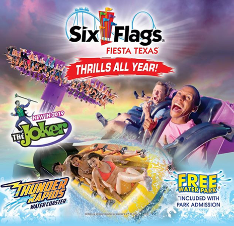Six Flags Fiesta Texas ad