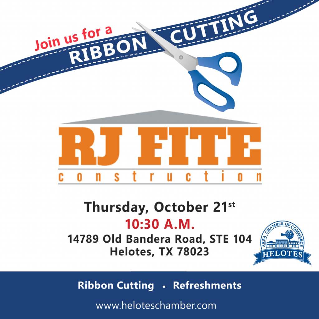 Ribbon Cutting at RJ Fite Construction