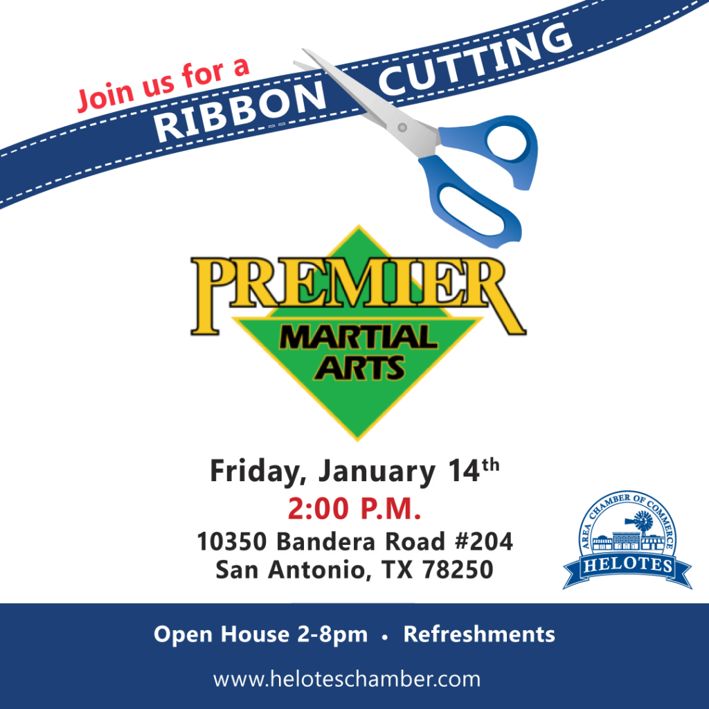 Ribbon Cutting Premier Martial Arts San Antonio Helotes Chamber of