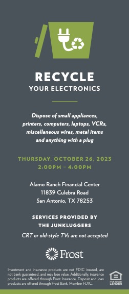 Electronics Recycling 2023-Alamo Ranch