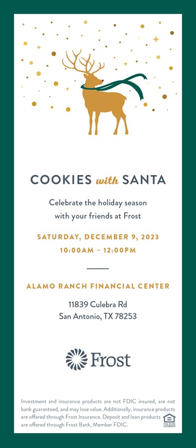 Frost Cookies w Santa 2023 Flyer