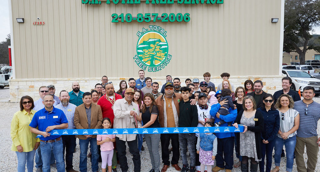 S.A.Total Tree Service Ribbon Cutting