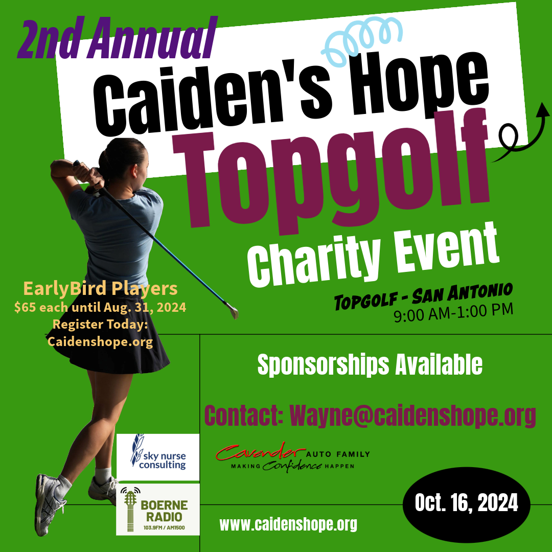 Caiden's Hope 2nd Annual Topgolf Charity Event