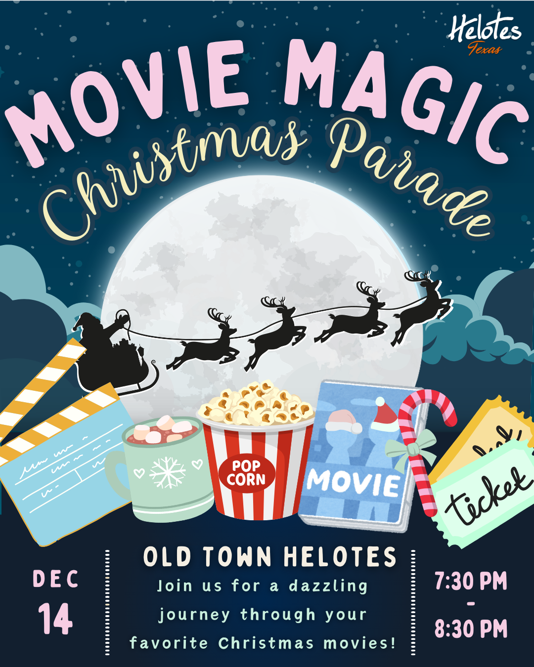 City of Helotes 2024 Movie Christmas Parade 12.14.24