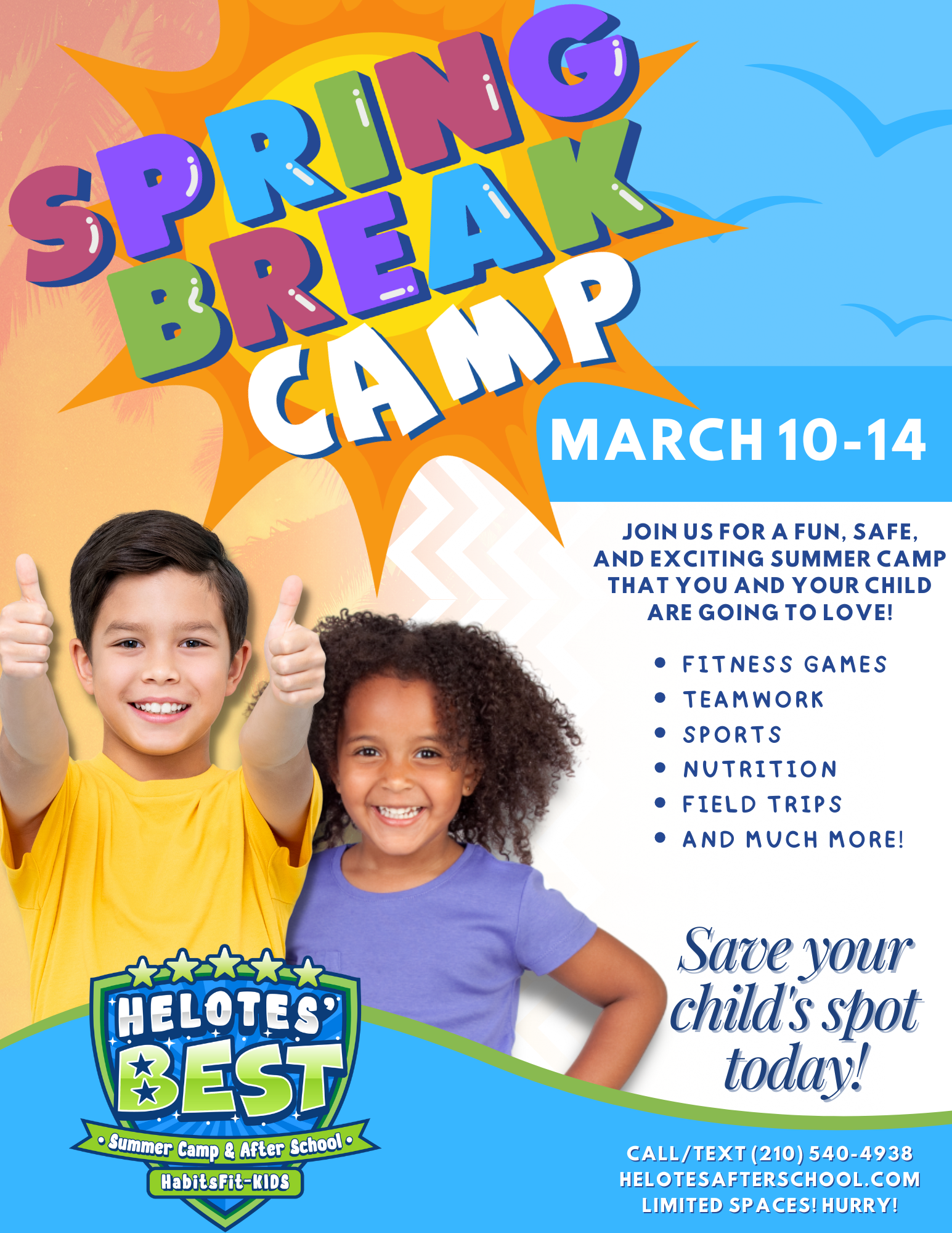 Habits Fitness Spring Break Camp 2025