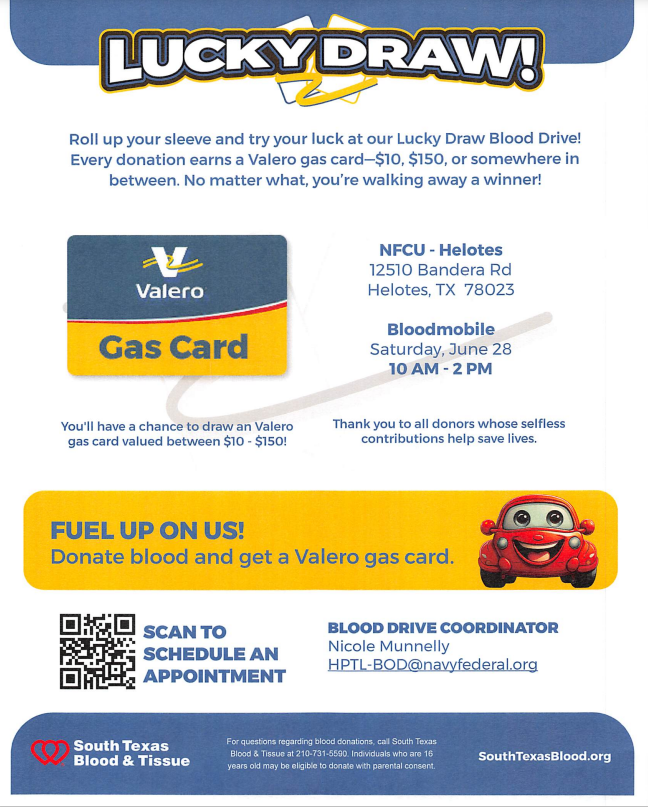 June 28th Blood Drive