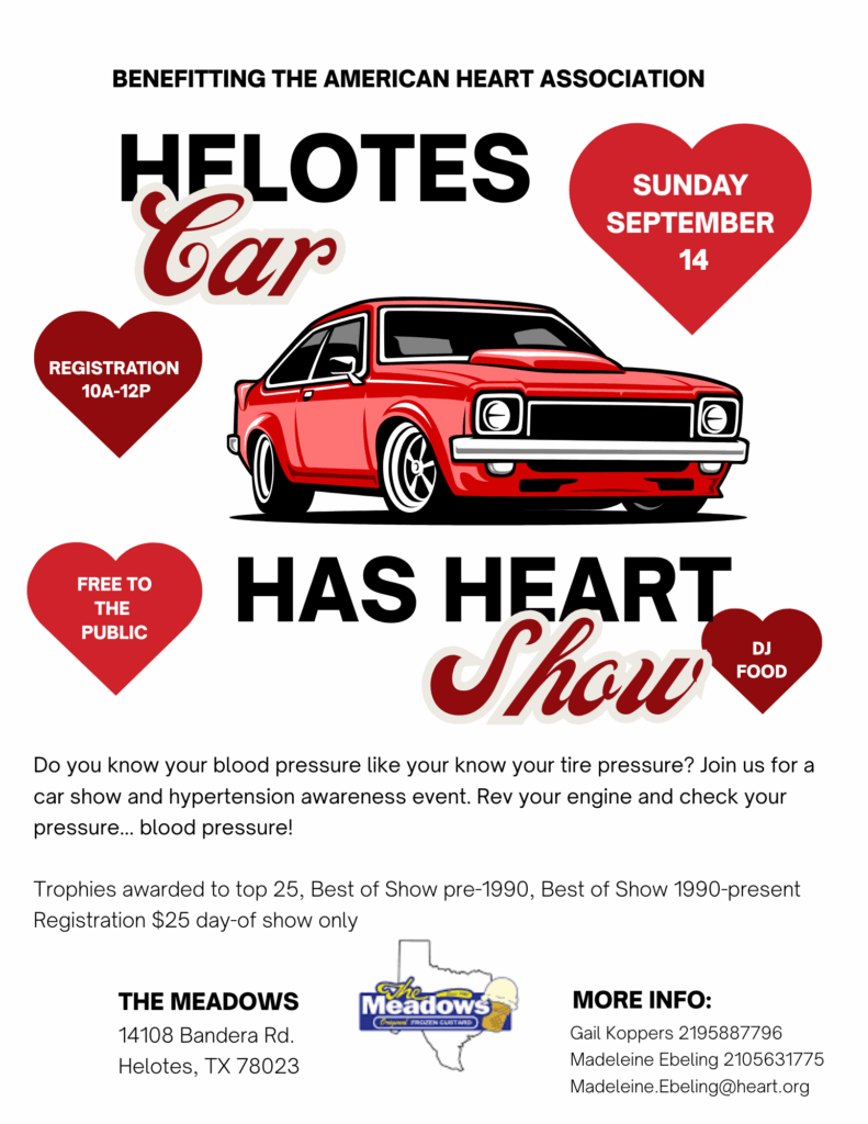 Helotes has Heart Car Show
